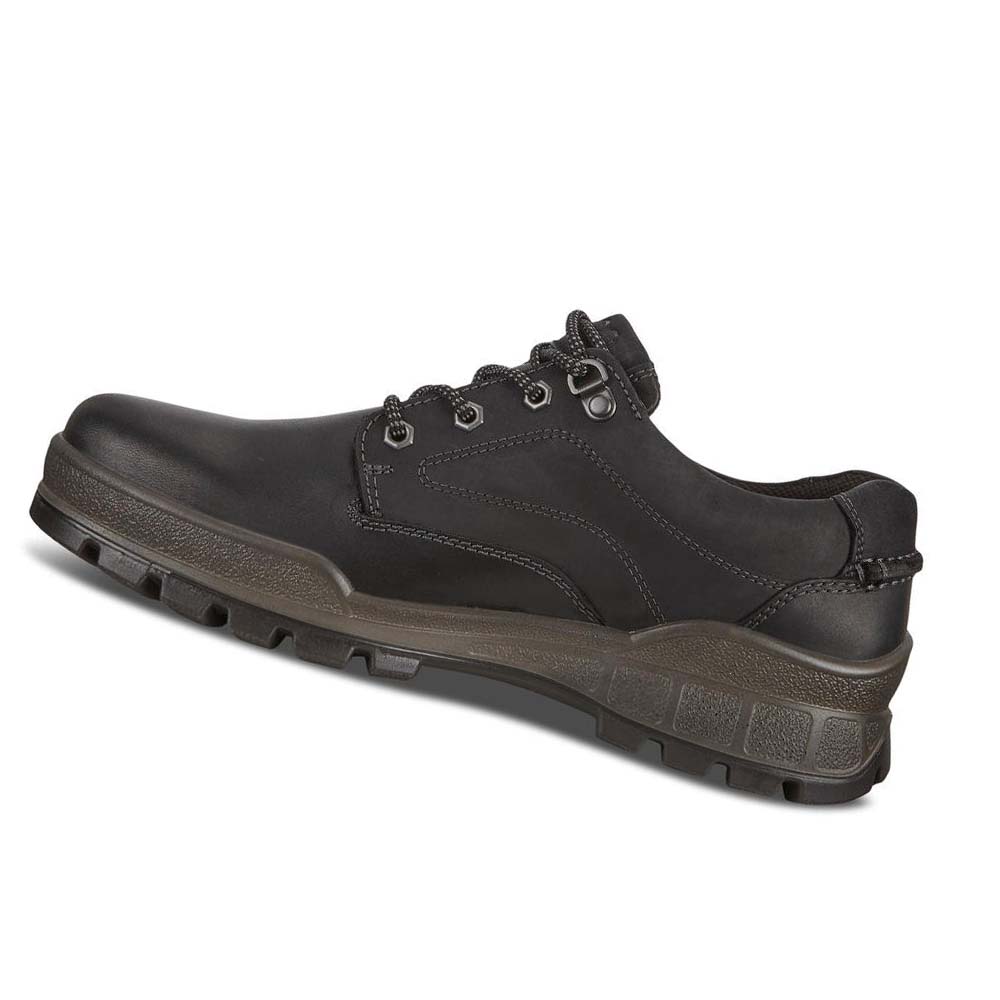 Men's Ecco Track 25 Low Plaintoe Hiking & Trail Black | USA 573SGL